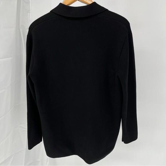 Aritzia Babaton Womens NEW Society Shirt Jacket Size XS Button Up Knit Black - Picture 8 of 13